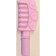 Lego hřeben, světle růžová (93080d BRIGHT PINK)